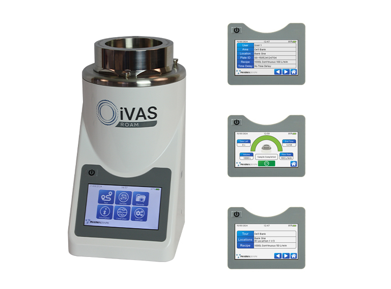 iVAS Roam and interface screens